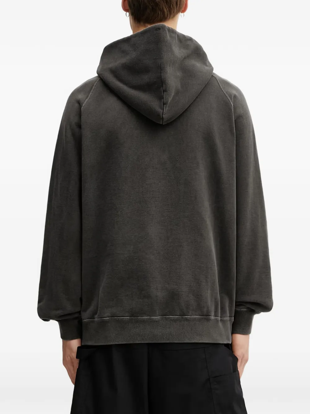 Neighborhood Hoodie met raglan mouwen en geborduurd logo Grijs
