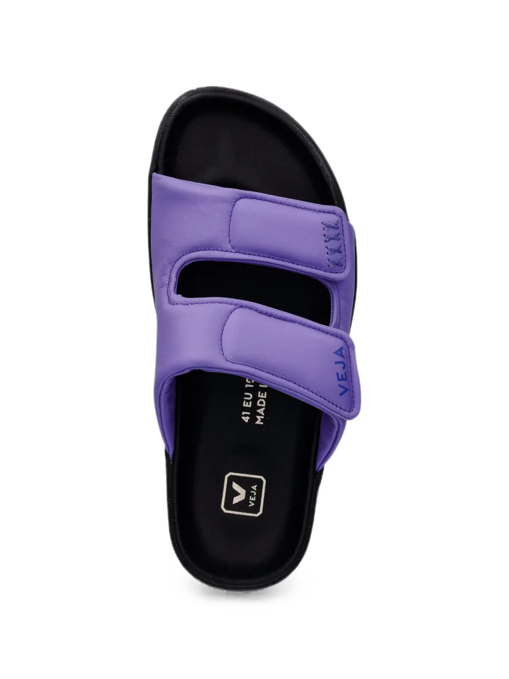 VEJA Etna Bold leren slippers Paars