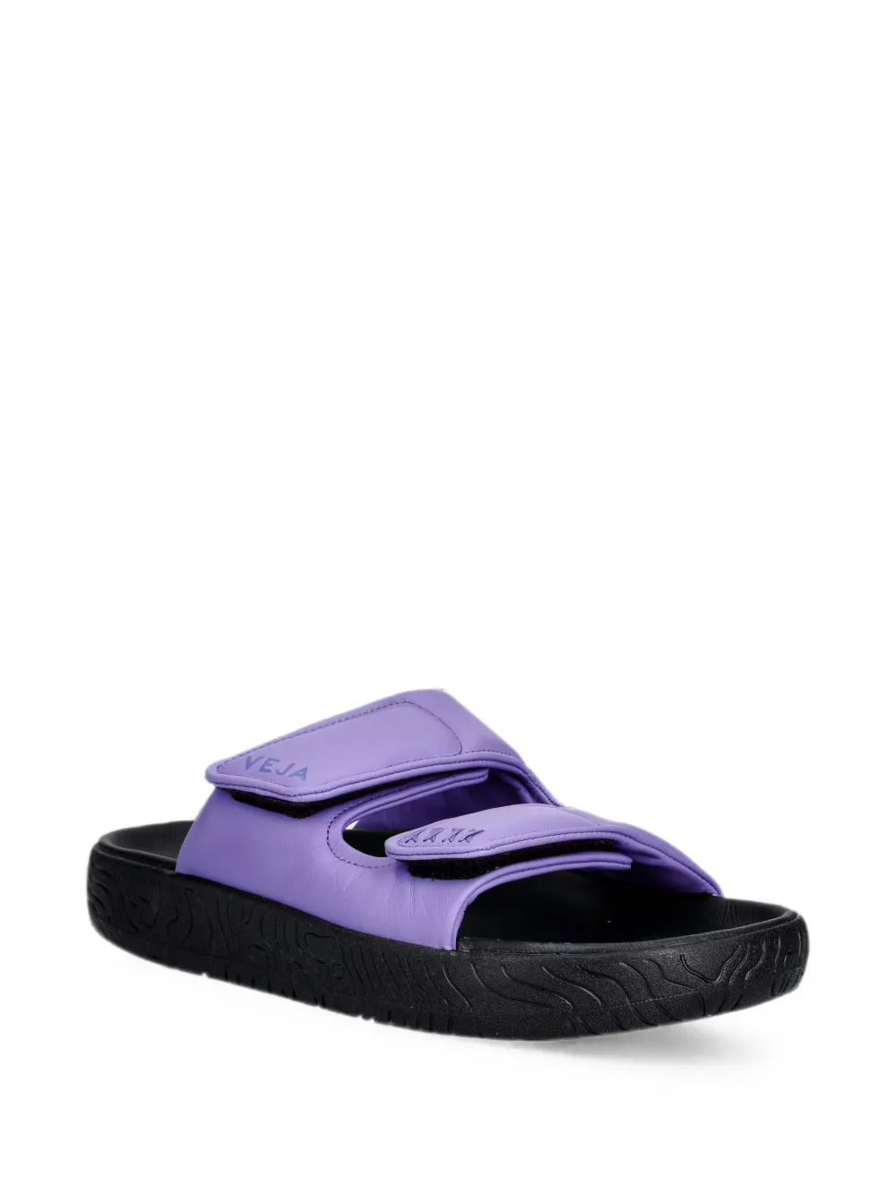 VEJA Etna Bold leren slippers Paars
