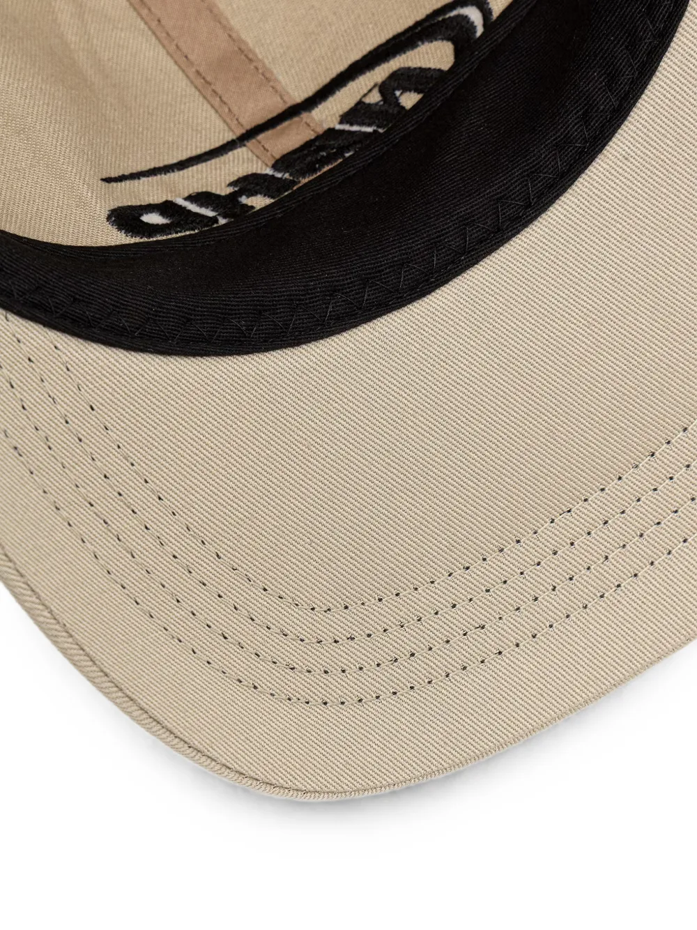 Neighborhood Honkbalpet met geborduurd logo Beige