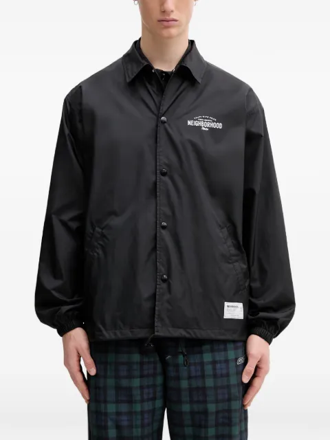 Neighborhood logo-print drawstring jacket