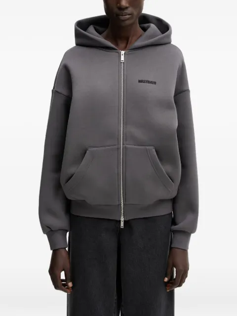 WRSTBHVR Diago V2 logo-embroidered zip-up hoodie