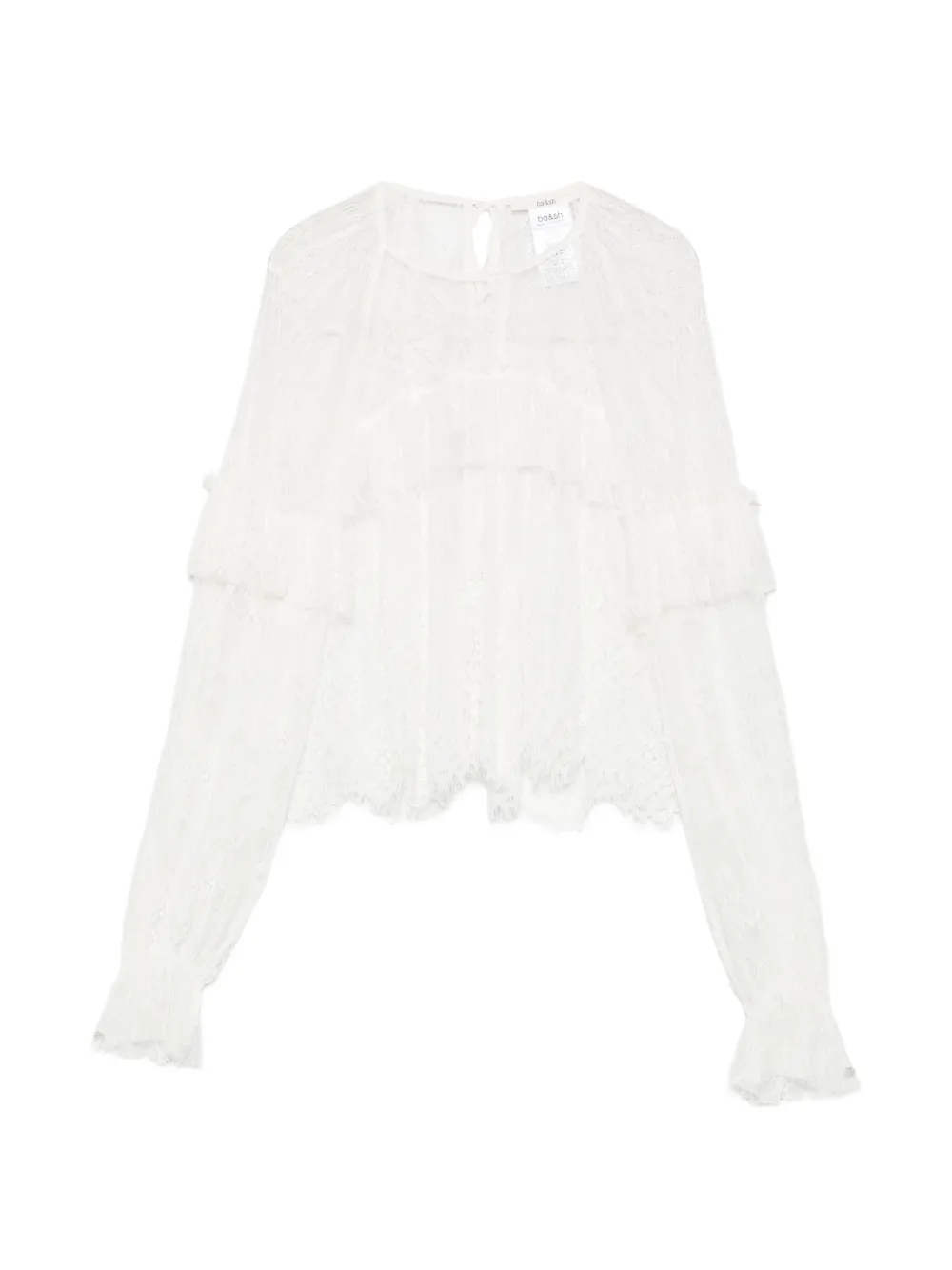 Ba&Sh Clavio ruffled lace blouse · 1