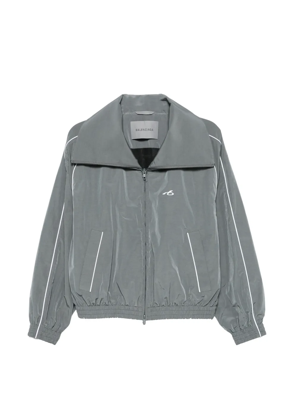 Balenciaga piped jacket - Grau