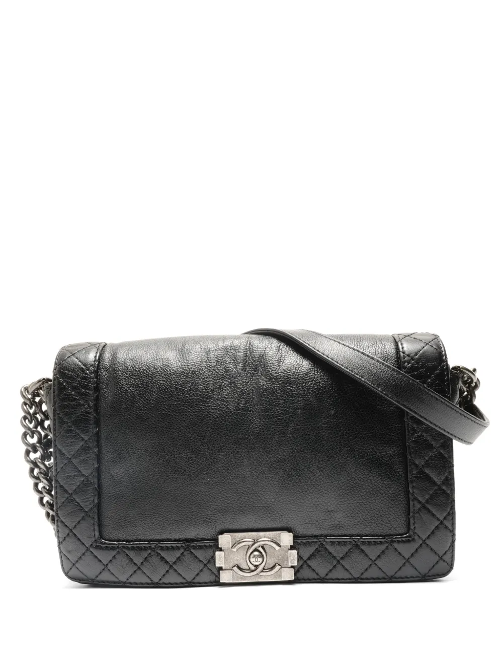 CHANEL Pre-Owned 2012-2013 Boy Chanel chain shoulder bag - Nero