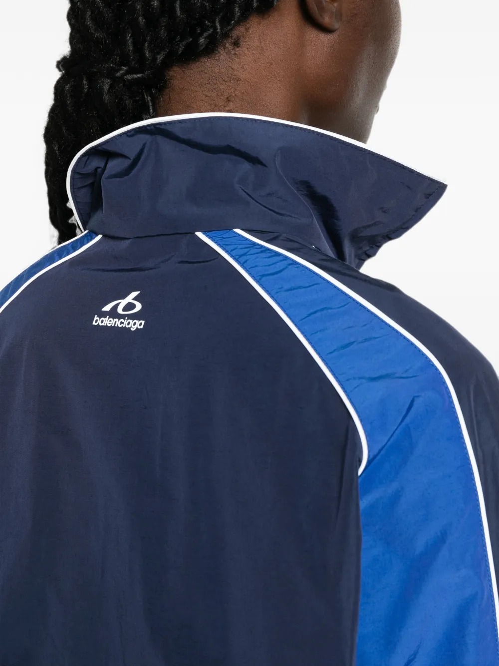 Balenciaga Jack met logoprint Blauw