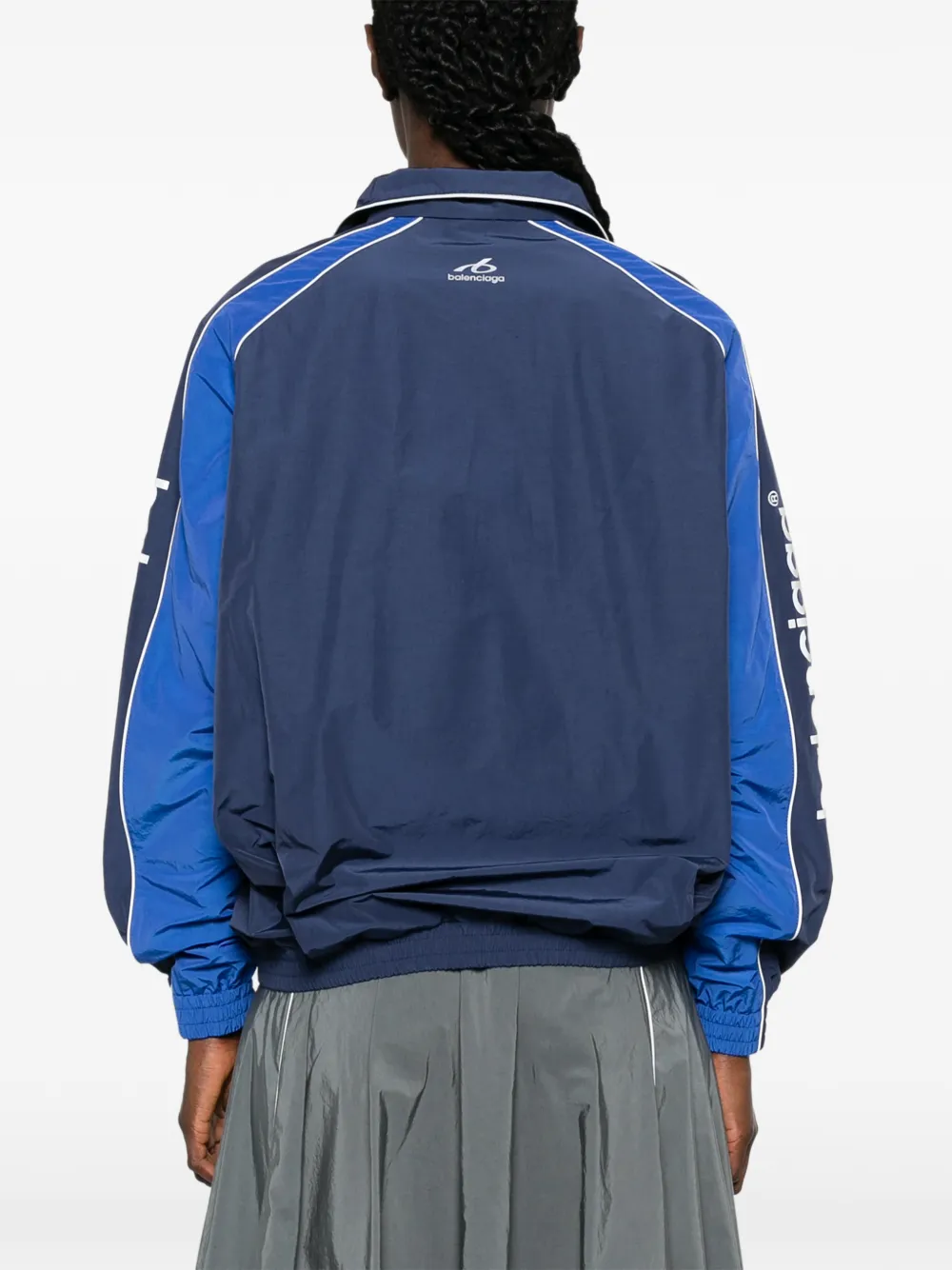 Balenciaga Jack met logoprint Blauw