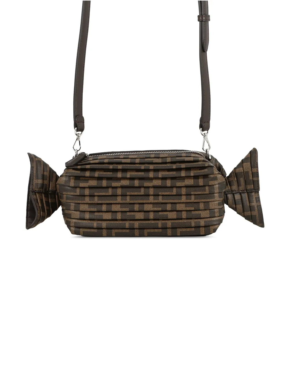 Fendi Pre-Owned 2010-2026 Zucca Coated Canvas Caramella Candy Camera Bag crossbody bag - Braun