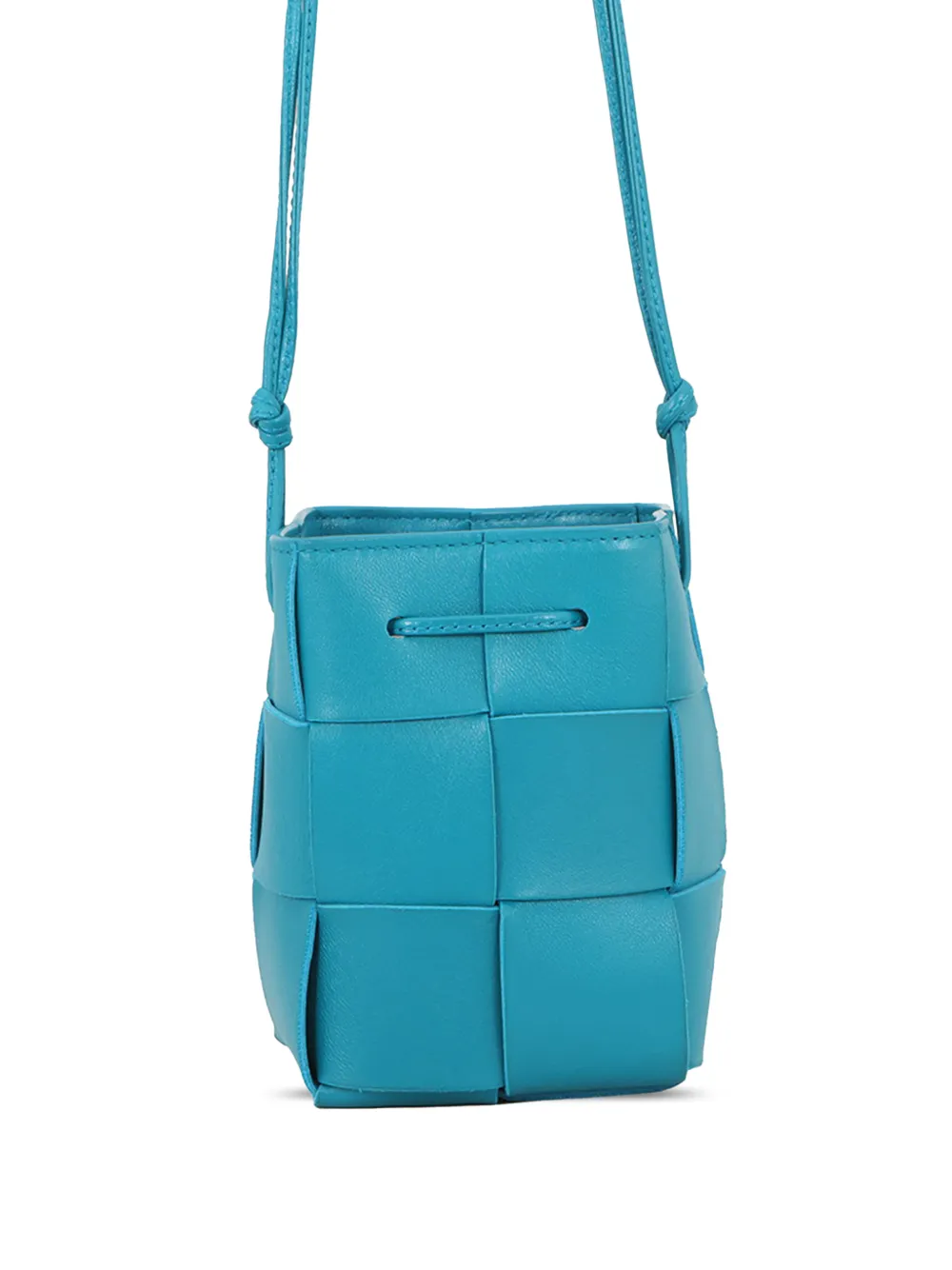 Bottega Veneta Pre-Owned 2010-2026 Mini Nappa Maxi Intrecciato Cassette bucket bag - Blu