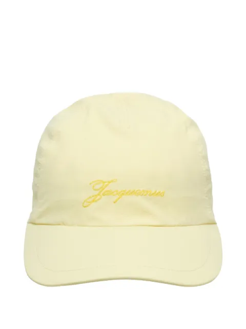 Jacquemus logo-embroidered toggle-fastening cap