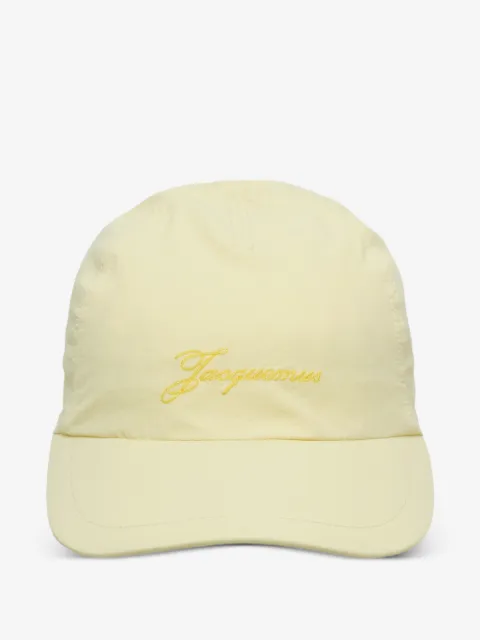 Jacquemus logo-embroidered toggle-fastening cap
