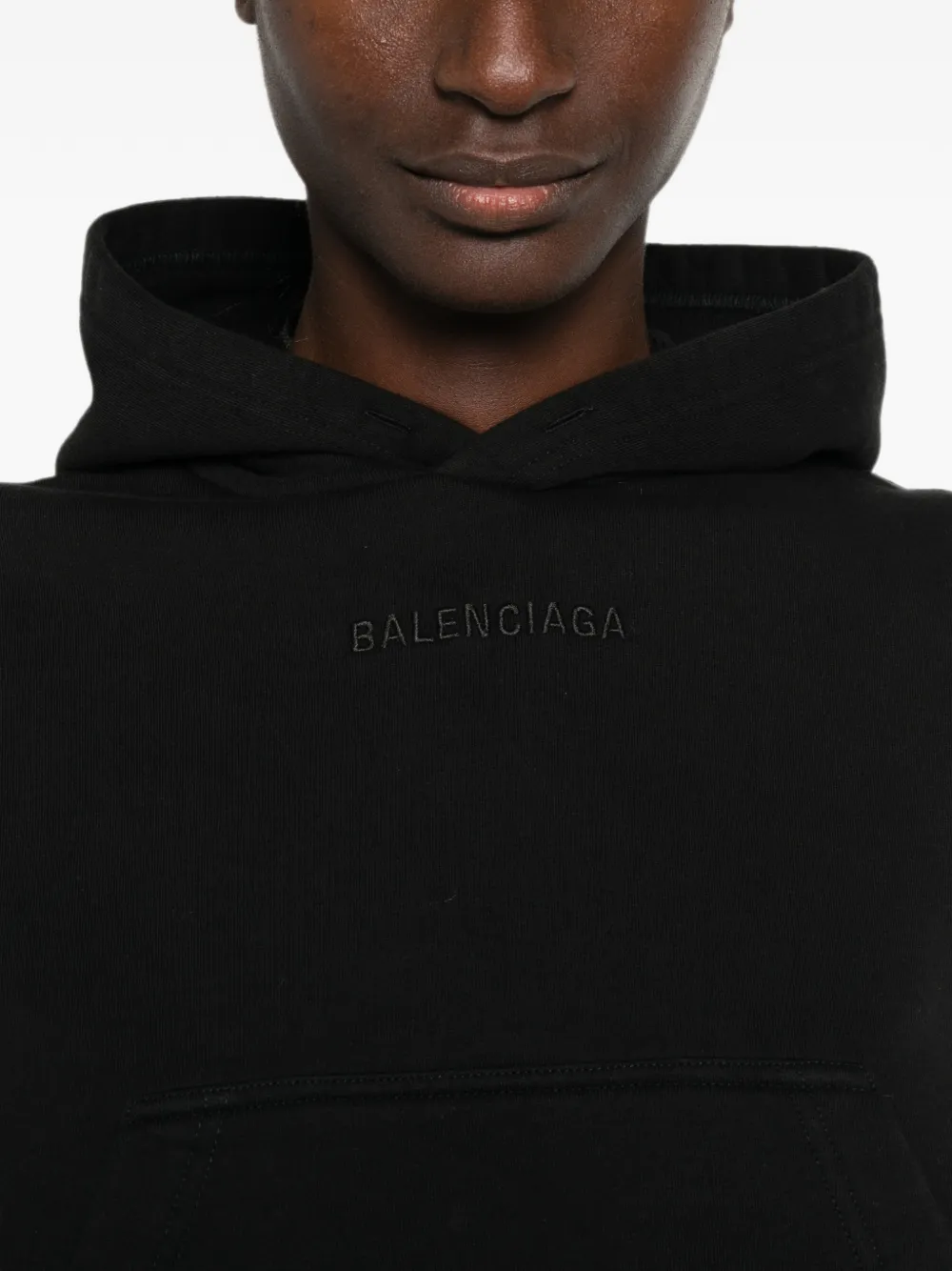 Balenciaga Asymmetrische cape Zwart