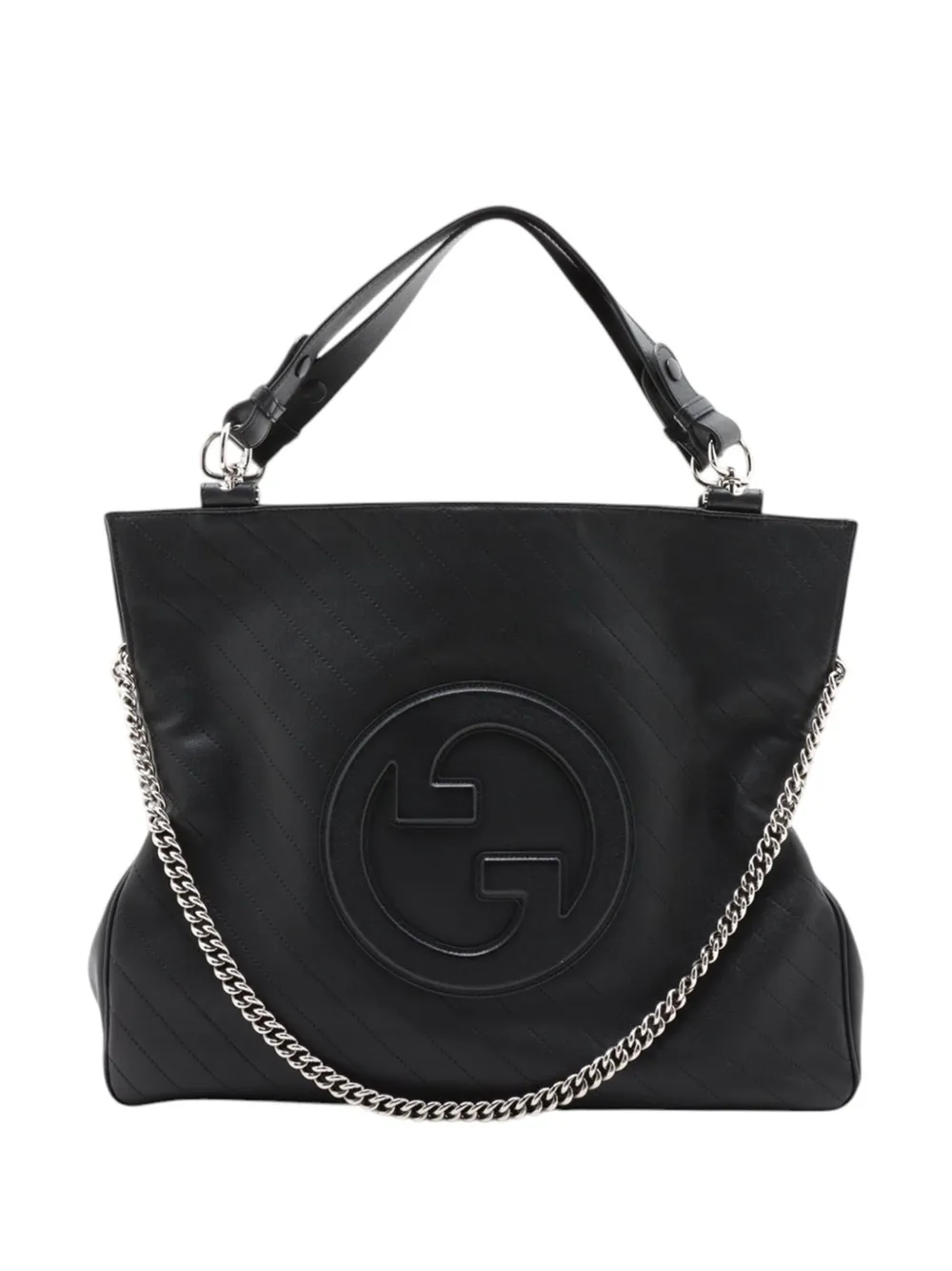 Gucci Pre-Owned 2016-2026 Medium Matelasse Calfskin Blondie Tote satchel - Nero