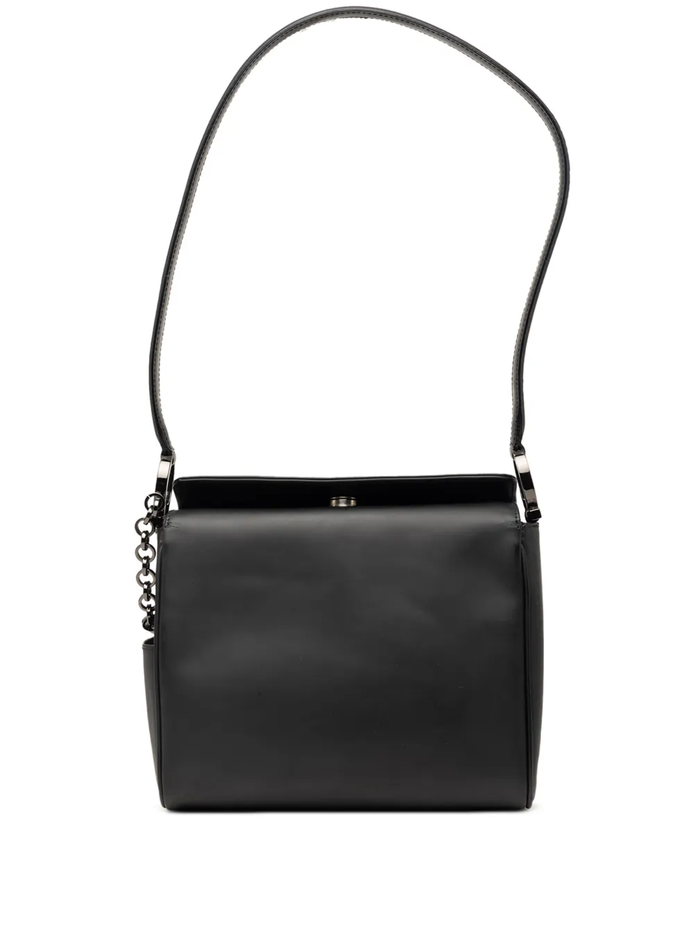 Ferragamo Pre-Owned 2000-2026 Leather Gancini shoulder bag - Nero