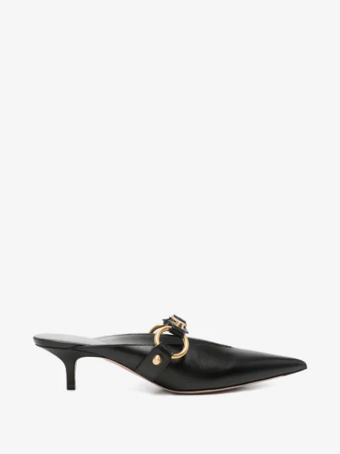 Balenciaga City 扣环细节尖头穆勒鞋