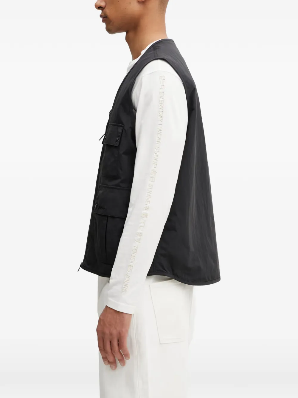 Barbour Flyfish gilet met meerdere zakken Zwart