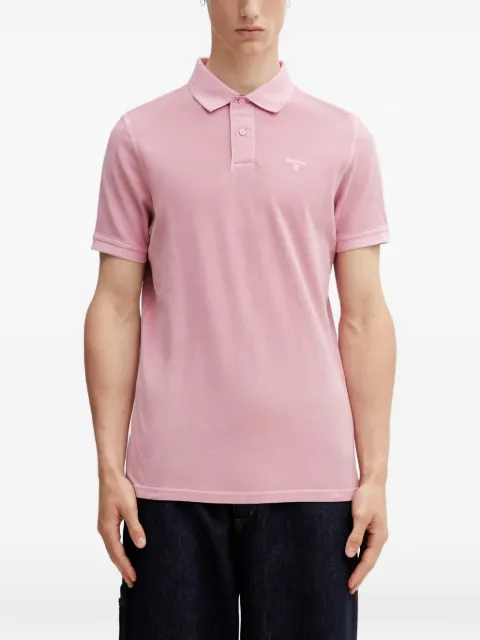 Barbour logo-embroidered polo shirt
