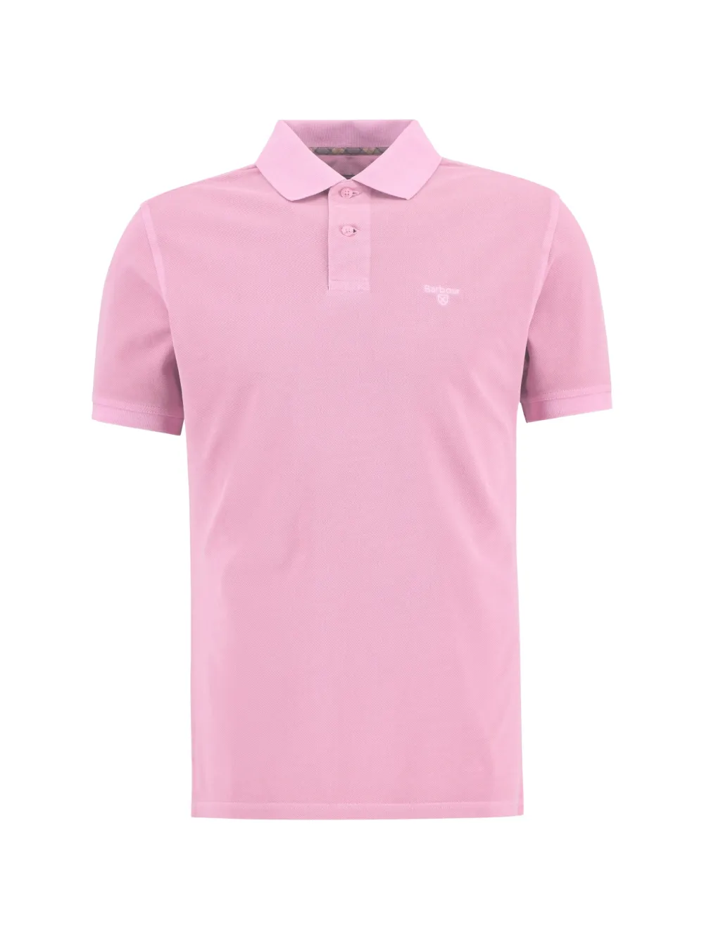 Barbour Poloshirt met geborduurd logo Roze