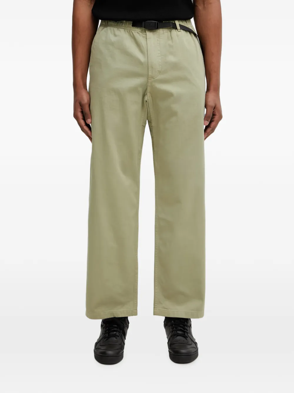 Gramicci belted straight-leg trousers - Verde