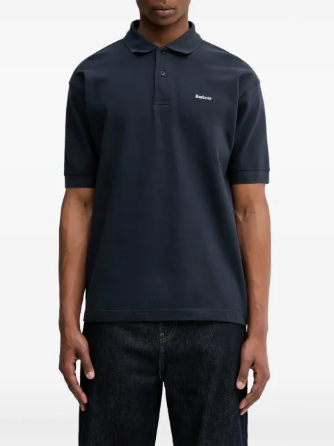 Barbour Hexham logo-embroidered polo shirt