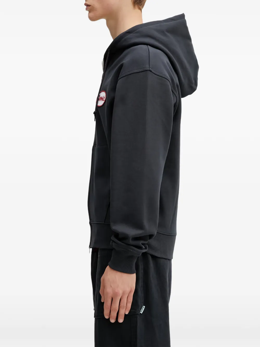 Gramicci Hoodie met logopatch Zwart