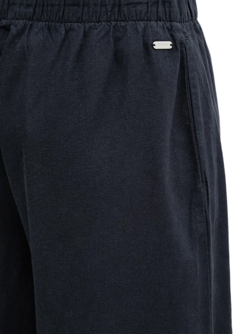 Barbour Josie broek met wijde pijpen Blauw