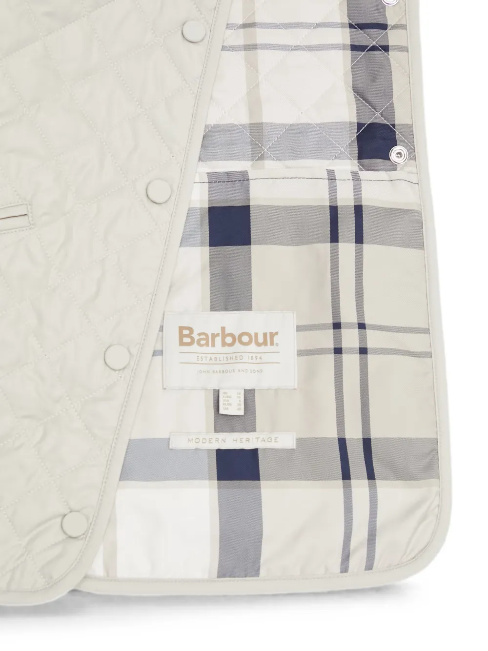 Barbour Cashel gewatteerd jack Beige
