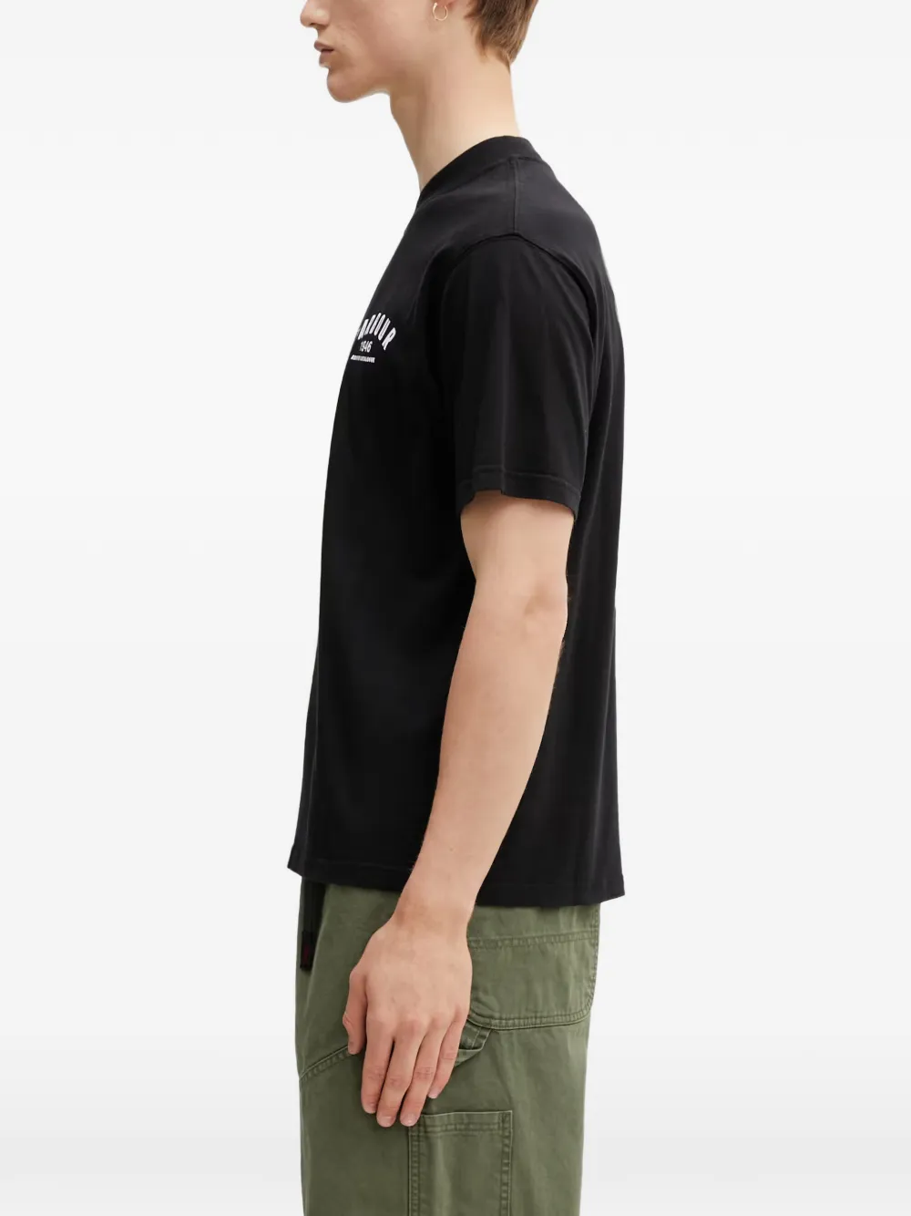 Barbour 1946 oversized T-shirt met grafische print Zwart