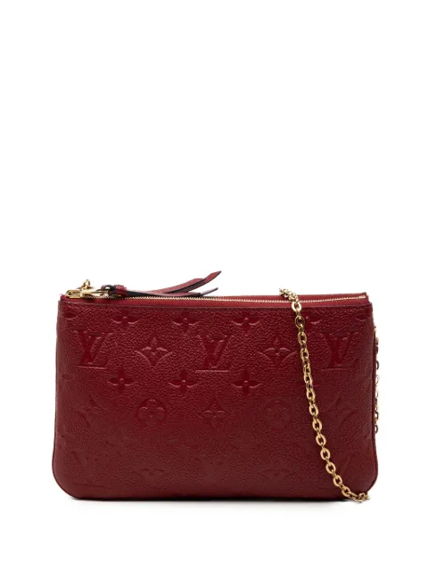Louis Vuitton Pre-Owned 2019 Monogram Empreinte Double Zip Pochette crossbody bag