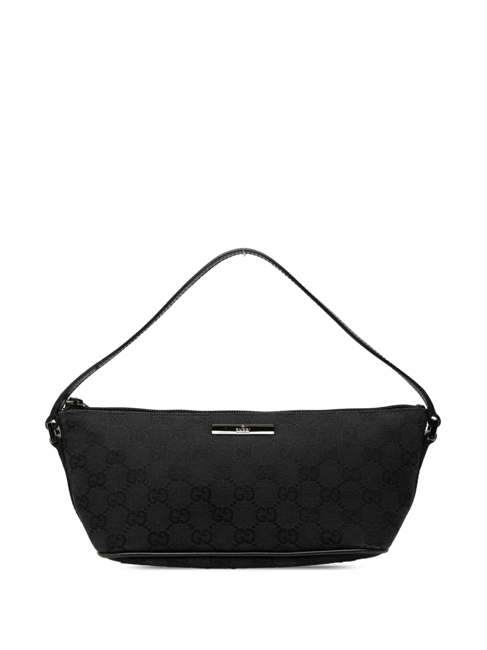 Gucci Pre-Owned 2000-2015 GG Canvas Boat shoulder bag - Nero