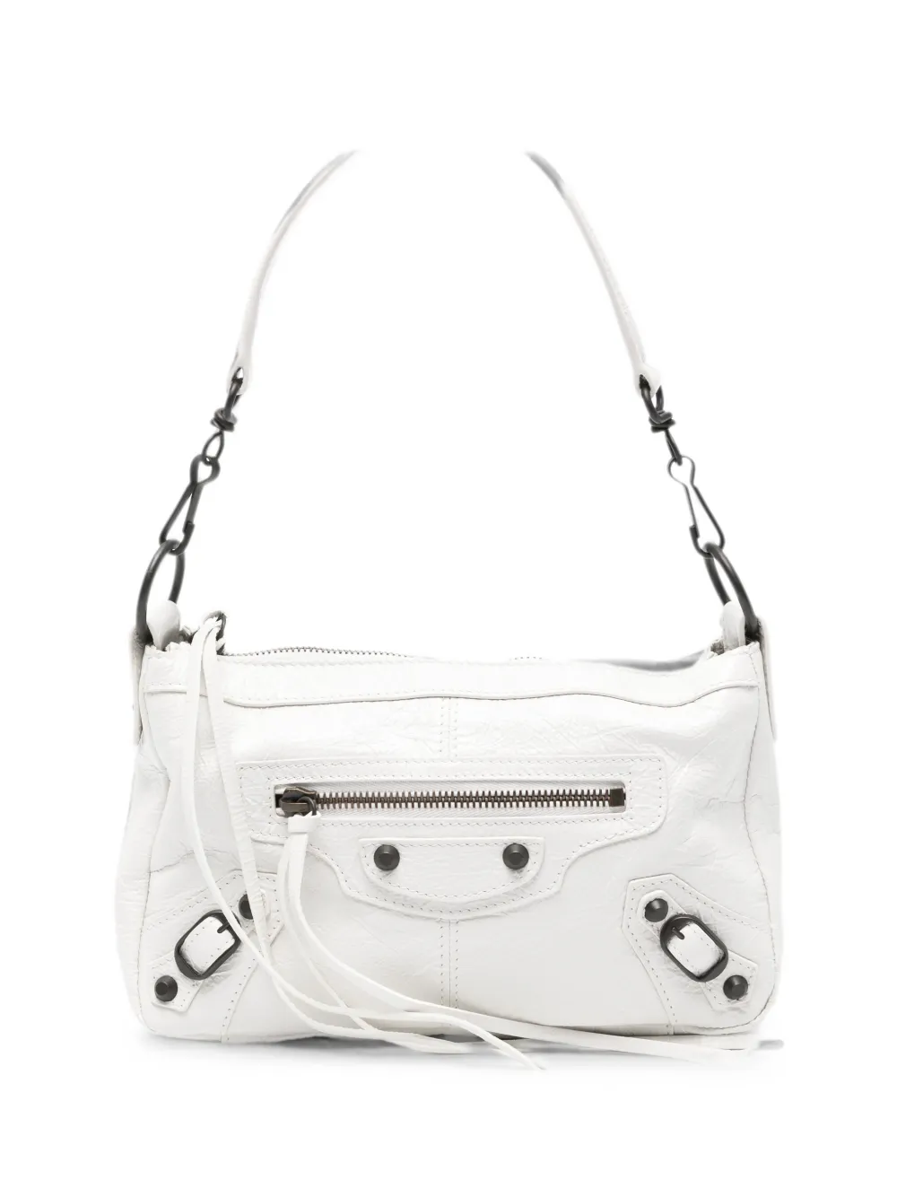 Balenciaga leather cross body bag - Bianco