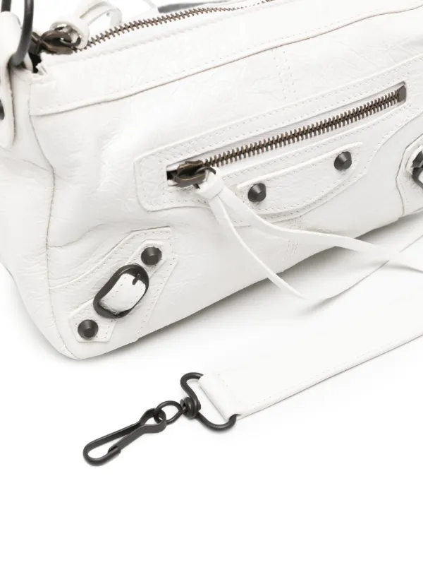 Balenciaga レザー ショルダーバッグ | ホワイト | FARFETCH JP