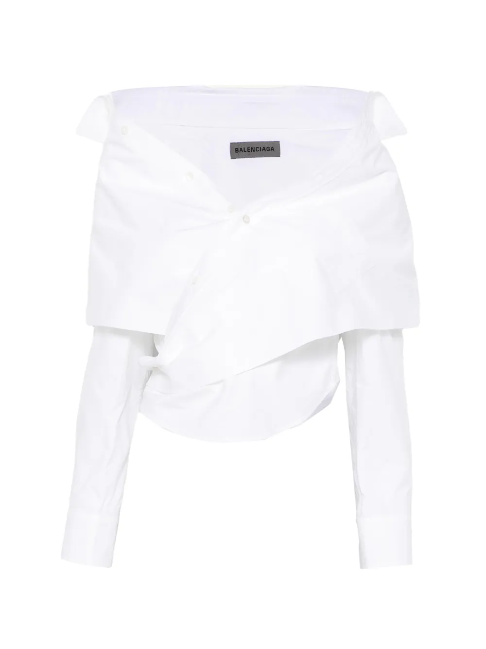 Balenciaga Blusa con spalle scoperte