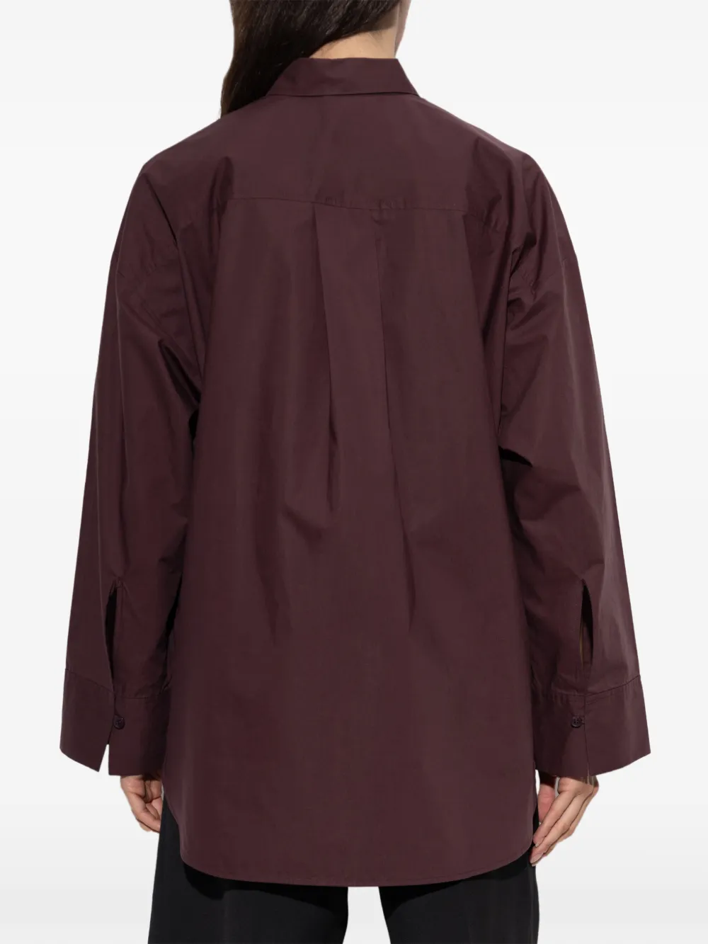 By Malene Birger Derris blouse met borstzak Rood