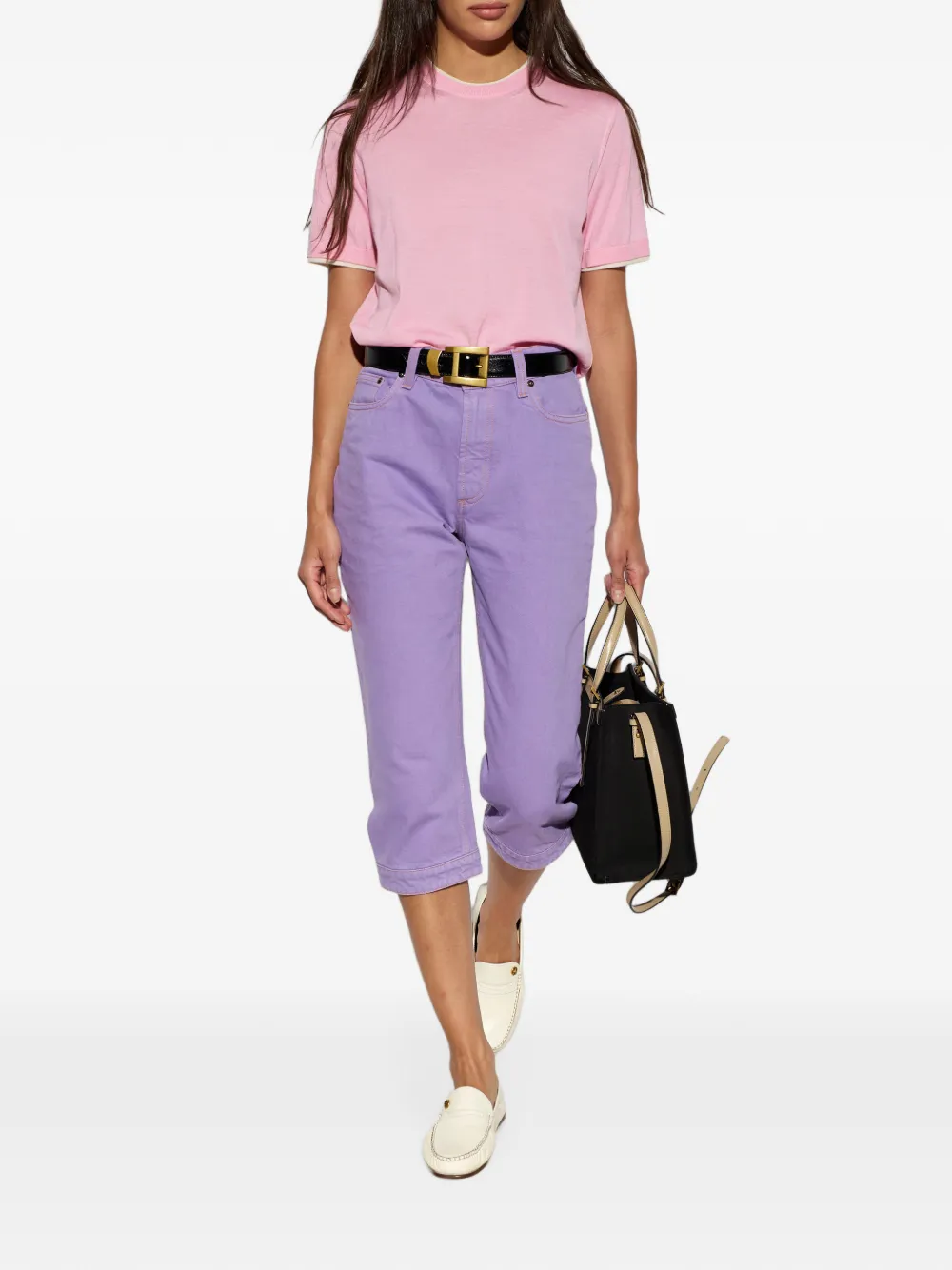 Versace Guanto leather loafers Wit