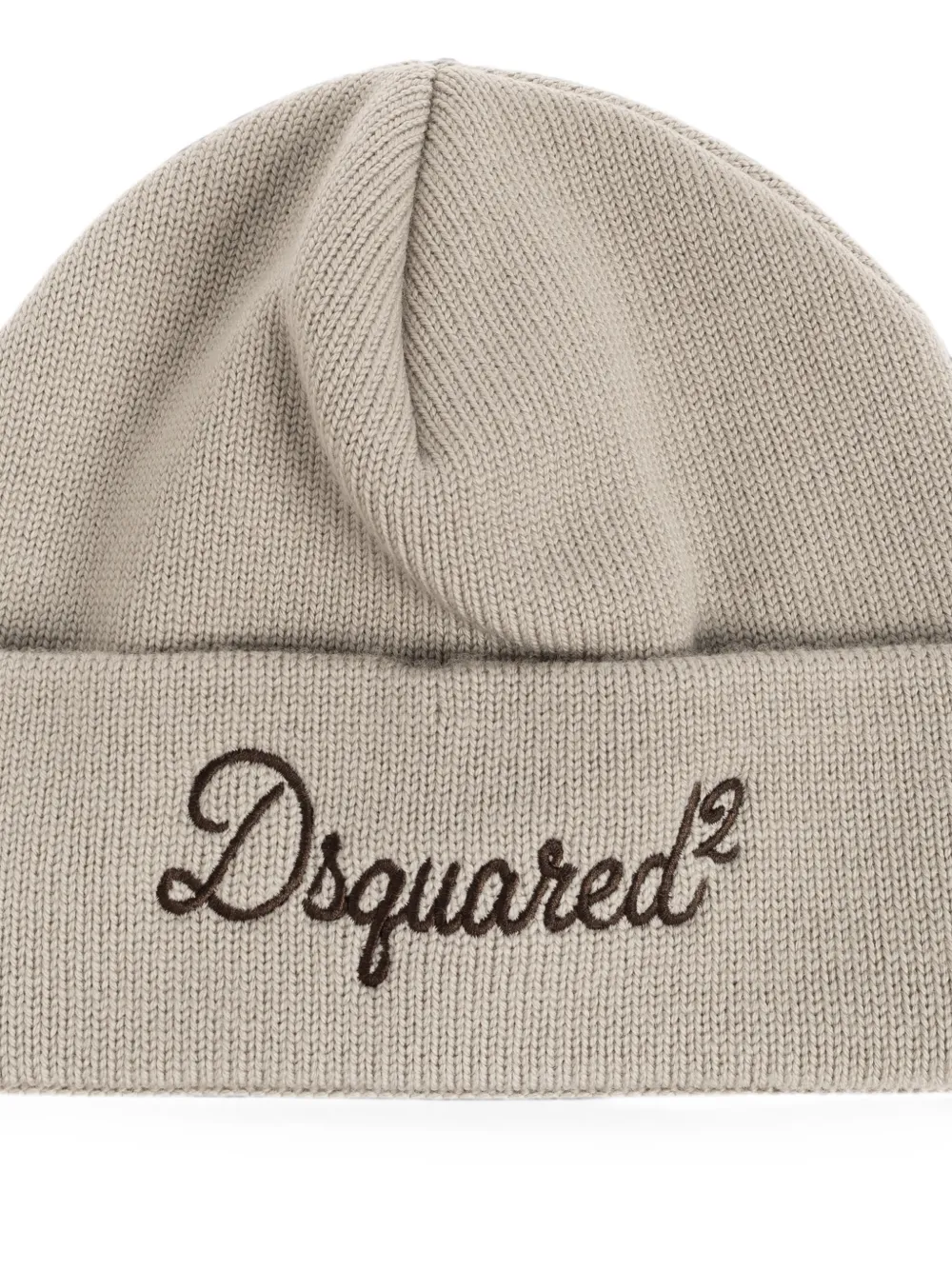 DSQUARED2 Muts met geborduurd logo Beige