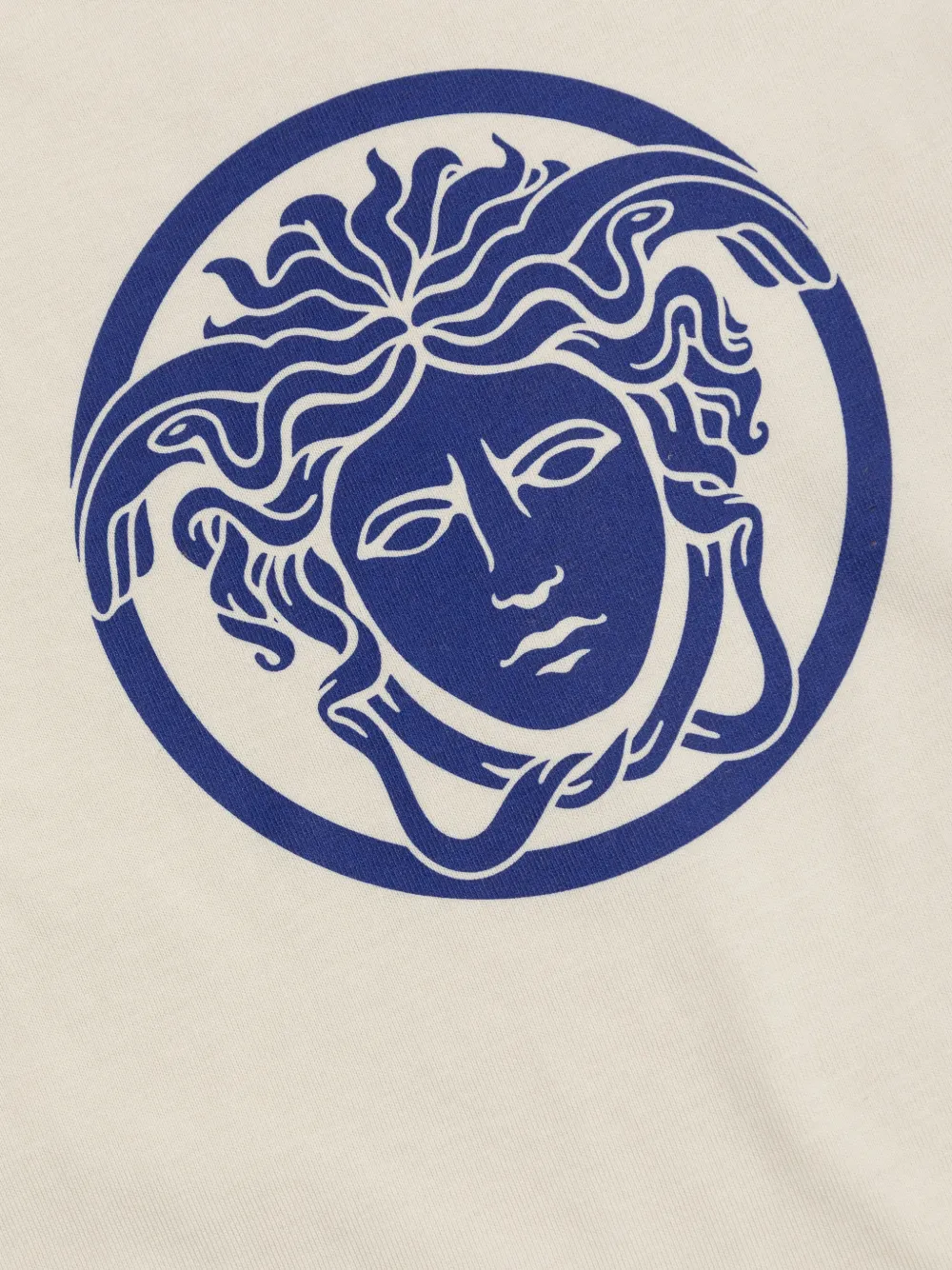 Versace Kids T-shirt met Medusa-print Beige