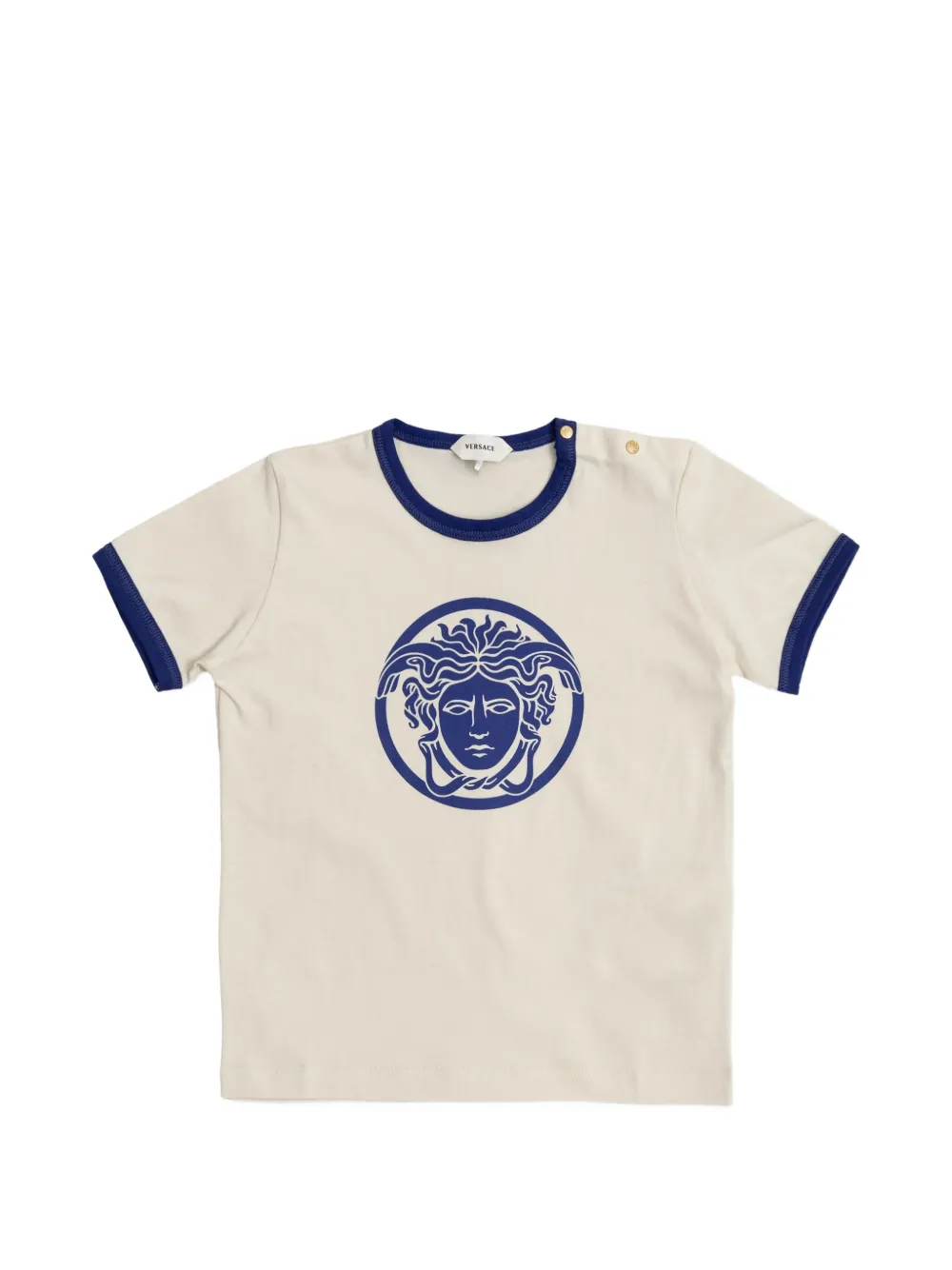 Versace Kids Medusa-print T-shirt - Toni neutri