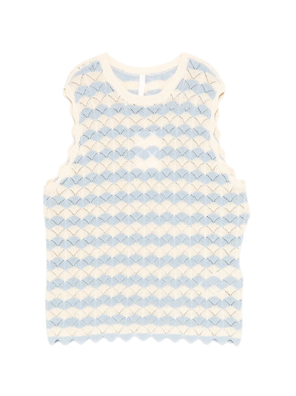 ZIMMERMANN Kids Top con orlo a smerlo - Toni neutri