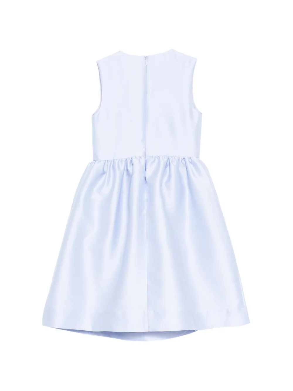Self-Portrait Kids Jurk met pailletten en bloemapplicatie Blauw
