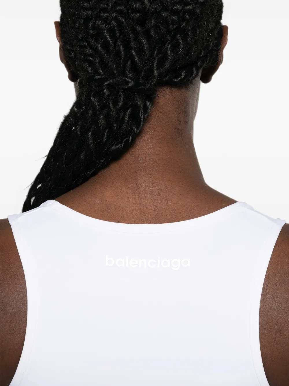 Balenciaga Sport-bh met logoprint Wit