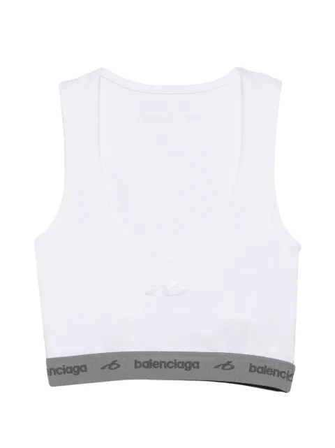 Balenciaga brassière de sport à logo imprimé