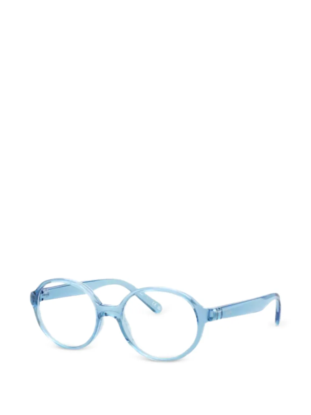 RAY-BAN JUNIOR round-frame glasses - Blau