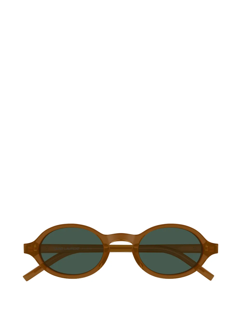 Saint Laurent Eyewear M161 oval-frame sunglasses - Braun