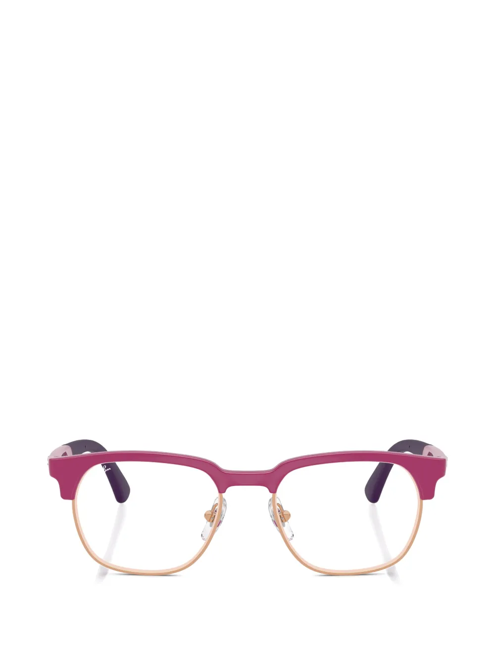 RAY-BAN JUNIOR rectangle-frame glasses - Rosa