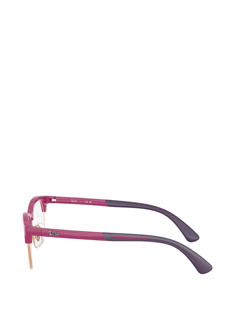  Ray-ban Junior Gafas Con Montura Rectangular - Rosa 