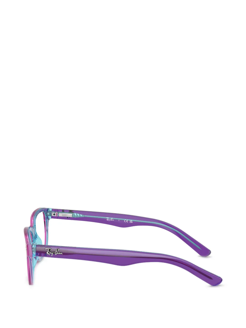 RAY-BAN JUNIOR Bril met rechthoekig montuur Paars
