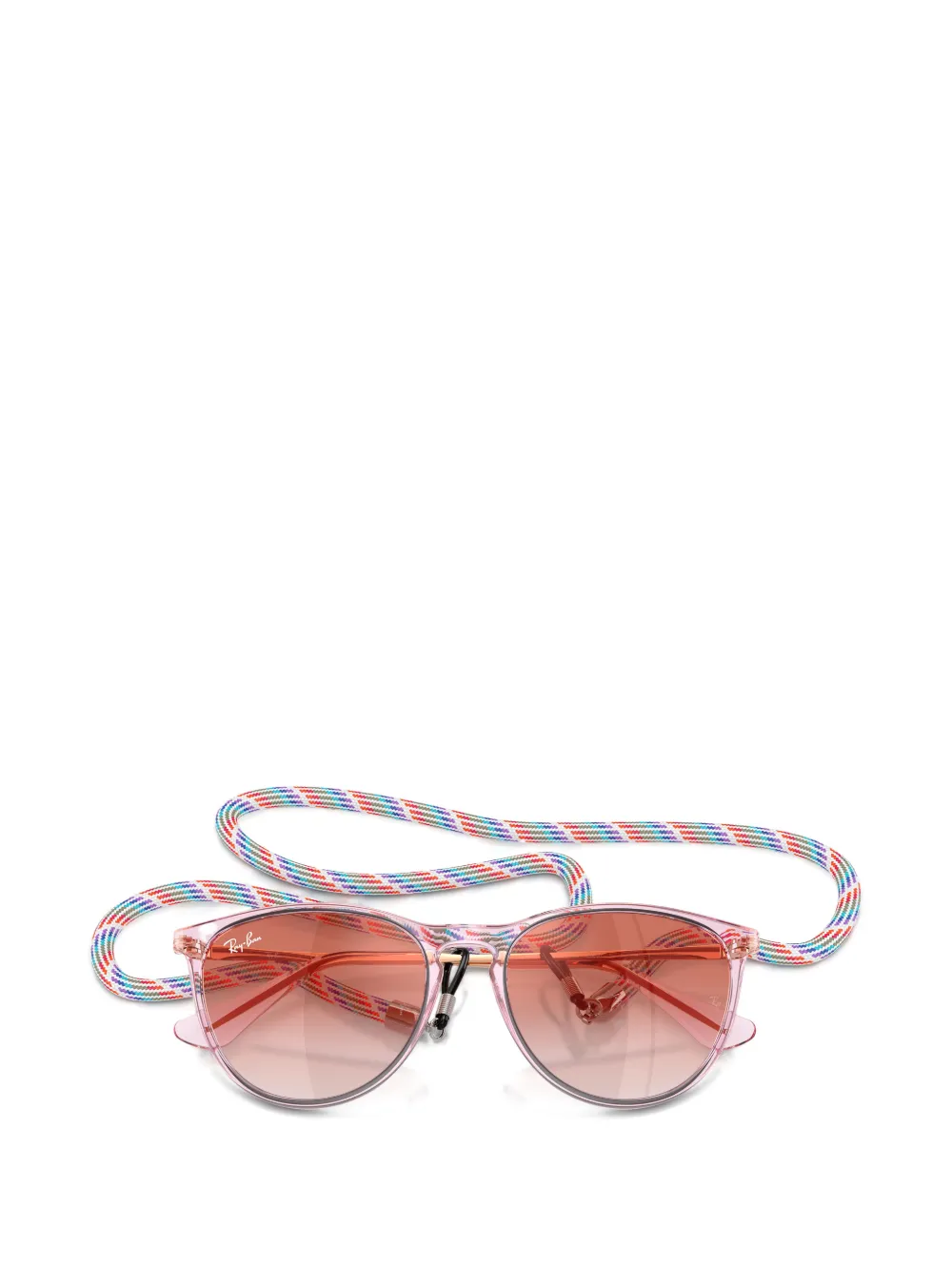 RAY-BAN JUNIOR Erika zonnebril met rond montuur Roze