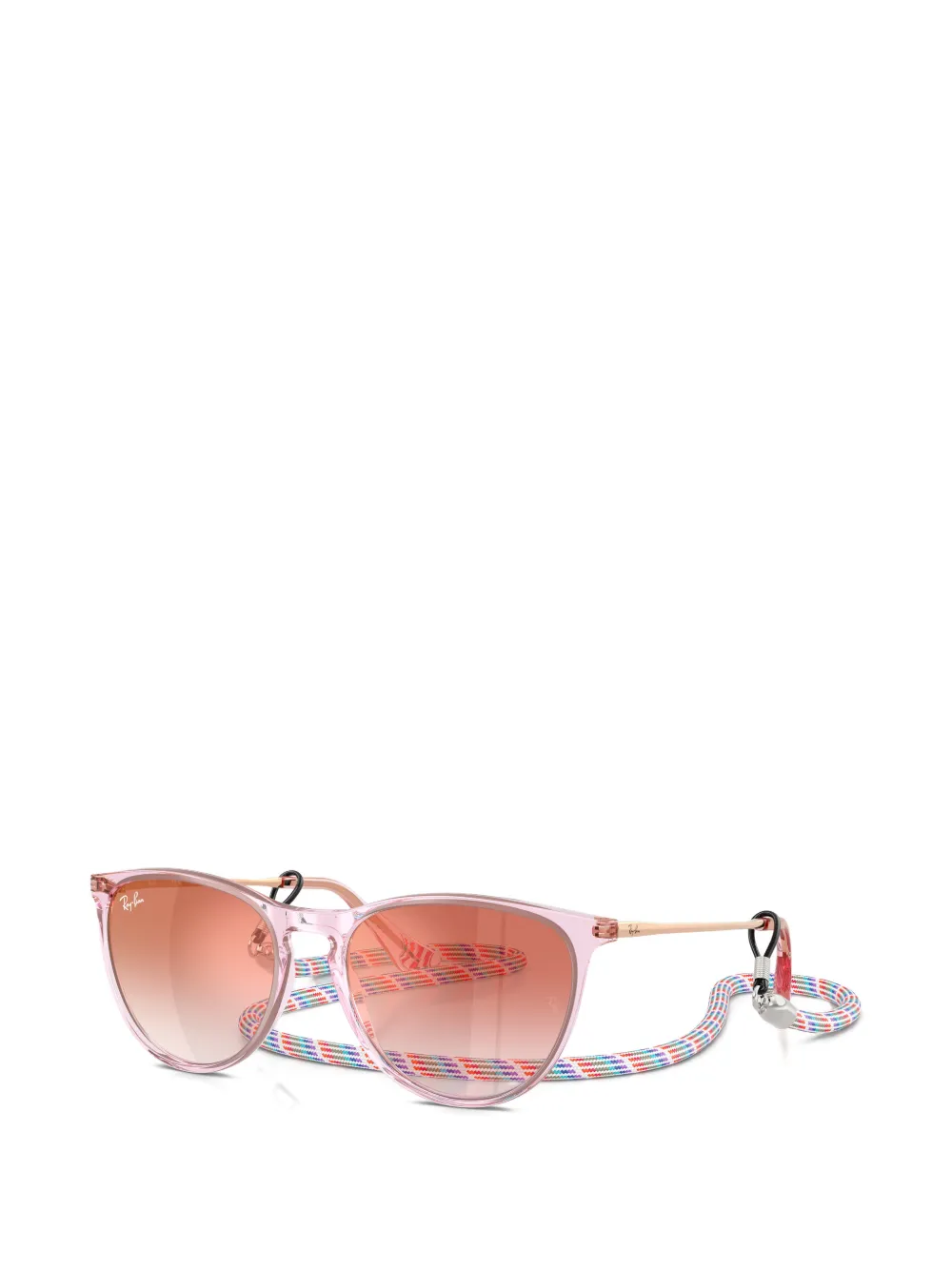 RAY-BAN JUNIOR Erika zonnebril met rond montuur Roze