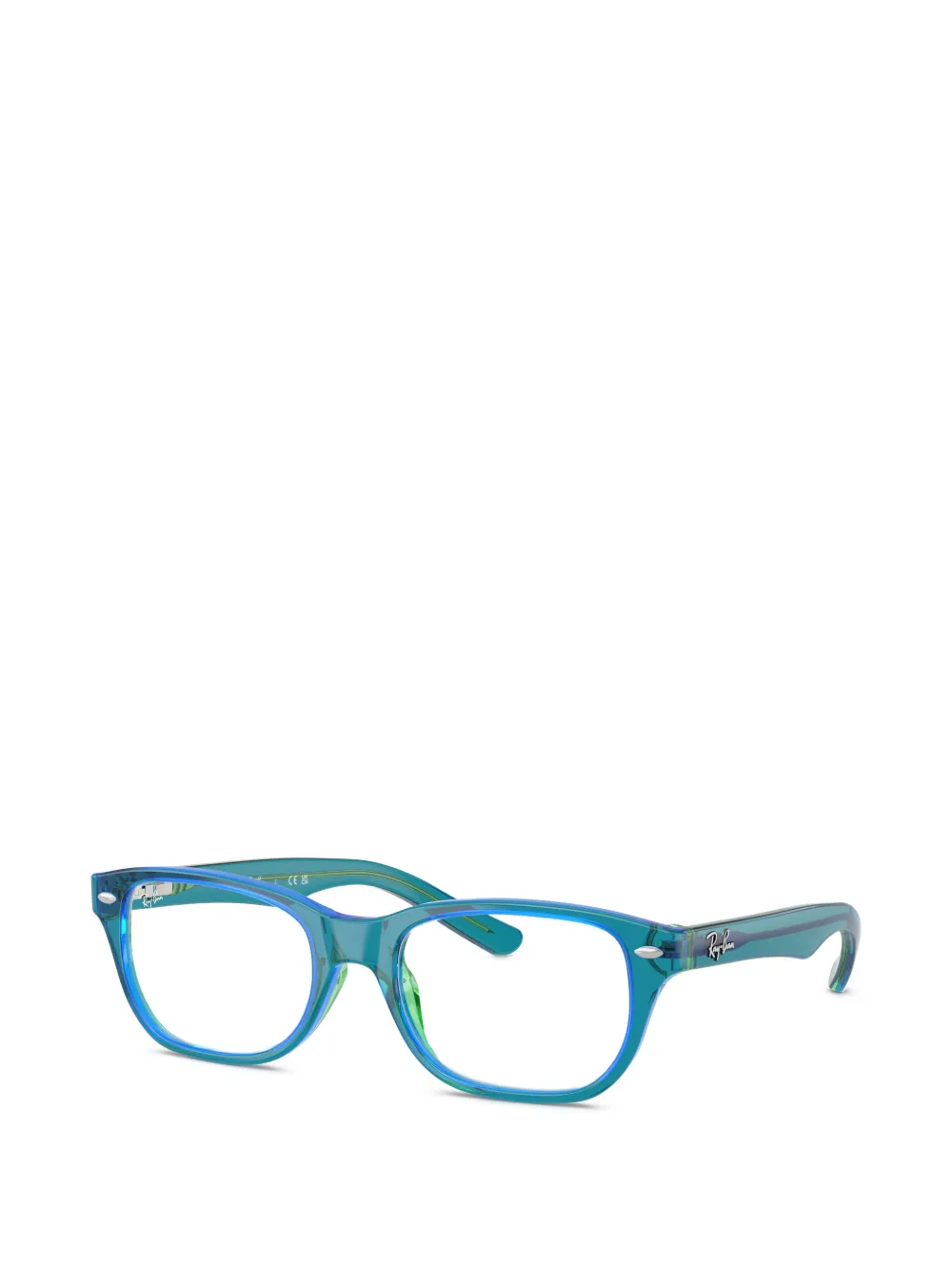 RAY-BAN JUNIOR Bril met vierkant montuur Blauw